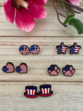 Load image into Gallery viewer, Flag Acrylic Stud Earrings