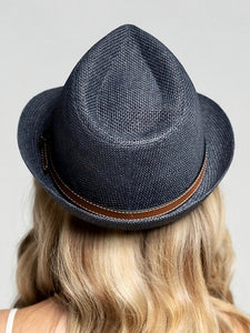 Classic Belted Fedora  (ONLY ONE LEFT)