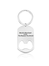 Load image into Gallery viewer, Dad Bottle Opener Key Chain - Miane&#39;s Shoppe