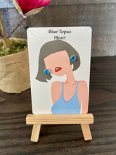 Load image into Gallery viewer, Beautiful Colored Heart Earrings