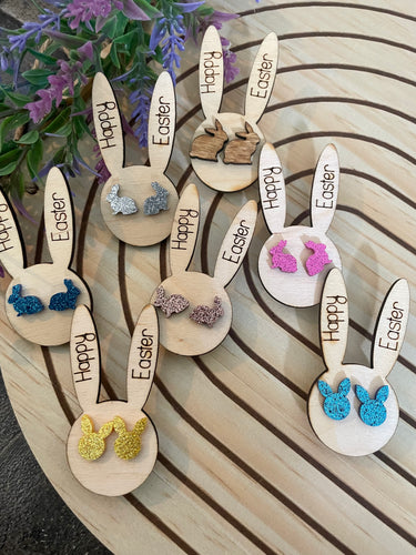 Happy Easter Bunny Earrings