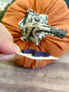 Halloween Wood Stud Earrings