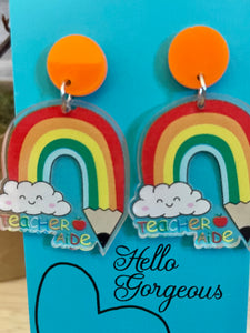 Teacher Aide Dangle Earrings