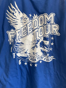 Freedom Tour Tank Top (White Print)