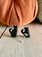 Load image into Gallery viewer, Halloween Wood Stud Earrings