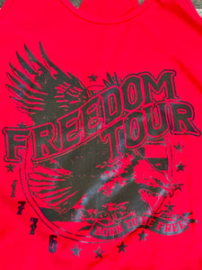 Freedom Tour Tank Top (Black Print)