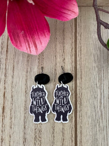 Teacher of Wild Things Earrings