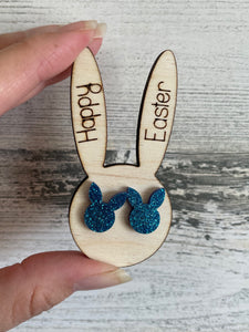 Happy Easter Bunny Earrings