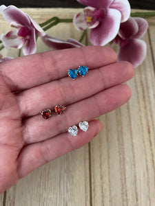 Beautiful Colored Heart Earrings (Secret Gift)