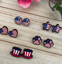 Load image into Gallery viewer, Flag Acrylic Stud Earrings