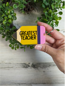 Teacher Appreciation Keychains