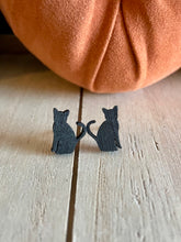 Load image into Gallery viewer, Halloween Wood Stud Earrings