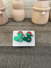 Load image into Gallery viewer, Christmas Mouse Ear Stud Earrings