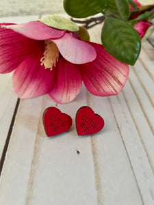 Adorable Wood Earrings