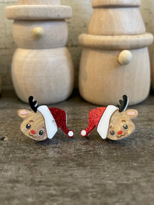 Christmas Acrylic Stud Earrings