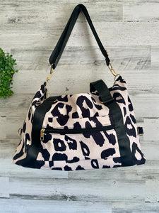 Leopard Weekender Bag/ Duffel Bag
