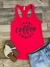 Load image into Gallery viewer, Iced Coffee Addict Tank Top