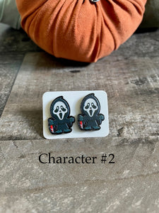 Killer Horror Character Post Stud Earrings