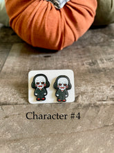 Load image into Gallery viewer, Killer Horror Character Post Stud Earrings