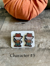 Load image into Gallery viewer, Killer Horror Character Post Stud Earrings
