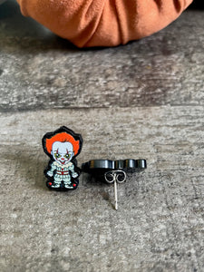 Killer Horror Character Post Stud Earrings
