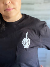 Load image into Gallery viewer, Skeleton Finger Pocket Graphic Tee