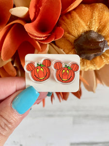 Halloween Mouse Ear Stud Earrings