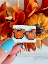 Load image into Gallery viewer, Halloween Mouse Ear Stud Earrings