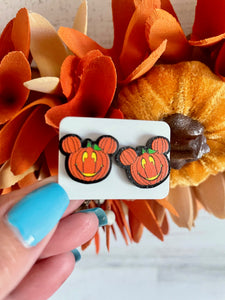 Halloween Mouse Ear Stud Earrings