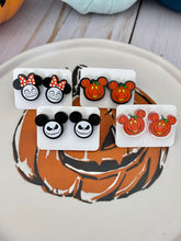 Load image into Gallery viewer, Halloween Mouse Ear Stud Earrings