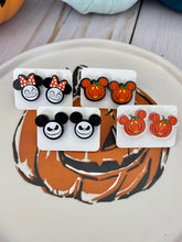 Load image into Gallery viewer, Halloween Mouse Ear Stud Earrings