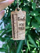Load image into Gallery viewer, Dad Wood Key Chain - Miane&#39;s Shoppe