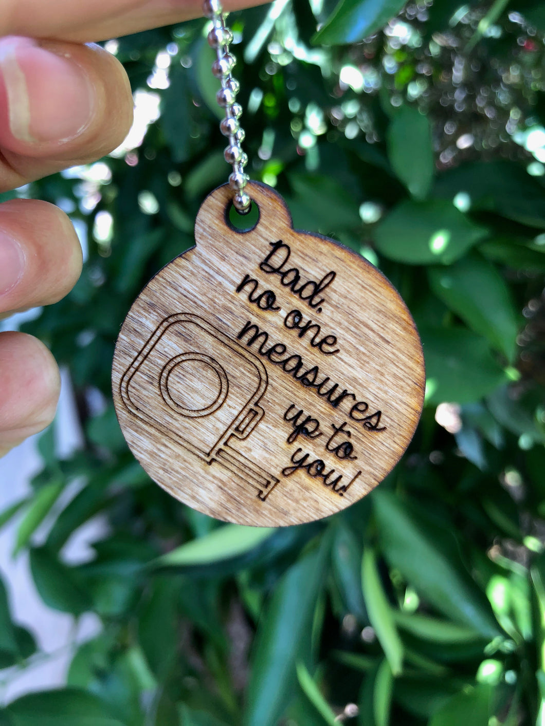 Dad Wood Key Chain - Miane's Shoppe