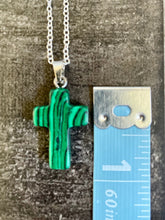 Load image into Gallery viewer, Dainty Stone Cross Necklace - Miane&#39;s Shoppe
