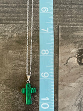 Load image into Gallery viewer, Dainty Stone Cross Necklace - Miane&#39;s Shoppe