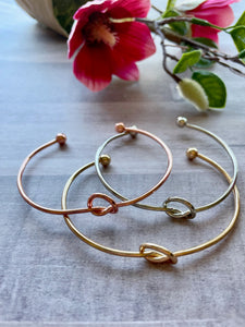 Knot Bangle Bracelets - Miane's Shoppe