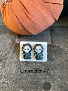 Killer Horror Character Post Stud Earrings