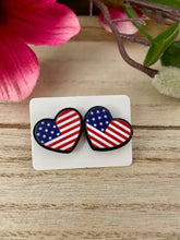 Load image into Gallery viewer, Flag Acrylic Stud Earrings