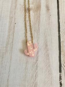 Dainty Cactus Necklace - Miane's Shoppe