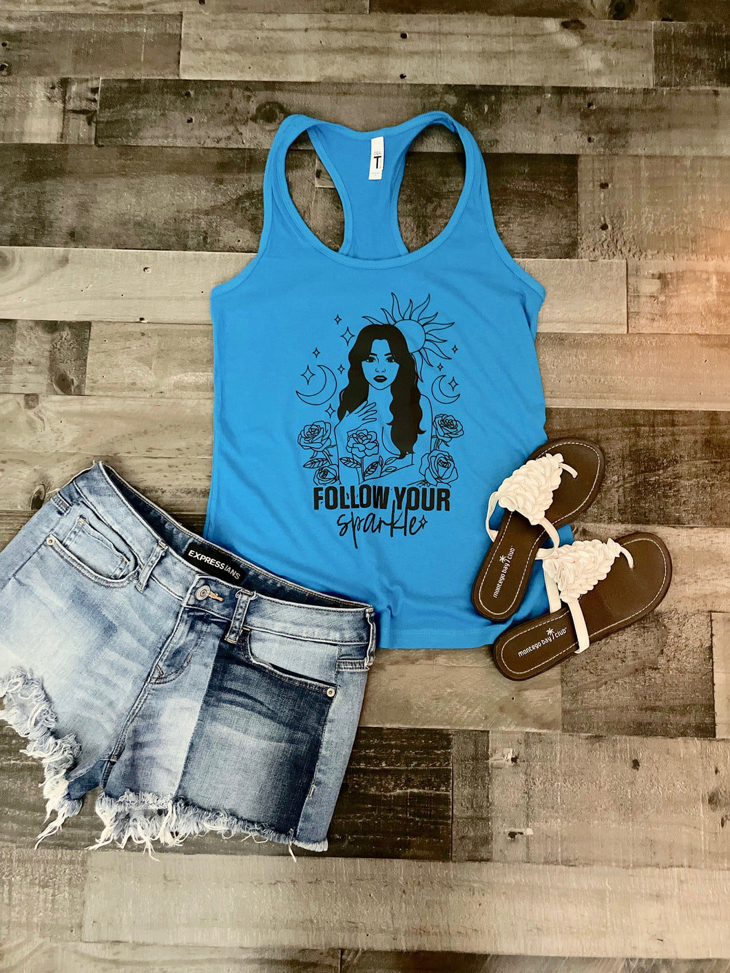 Follow Your Sparkle Tank Top - Miane's Shoppe