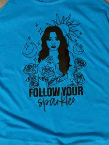Follow Your Sparkle Tank Top - Miane's Shoppe