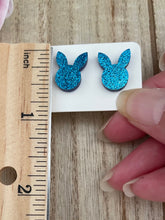 Load image into Gallery viewer, Acrylic Bunny Stud Earrings - Miane&#39;s Shoppe