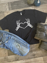 Load image into Gallery viewer, I Heart You Skeleton Graphic Tee