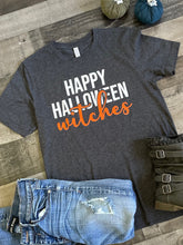 Load image into Gallery viewer, Happy Halloween Witches Tee - Miane&#39;s Shoppe