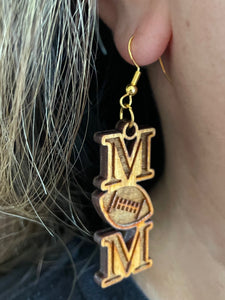 Mom Sport Dangle Earrings - Miane's Shoppe