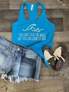 Learn to Surf Tank Top