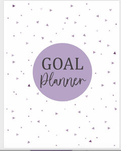 Weekly Goal Setting Planner Cover Purple - Miane's Shoppe