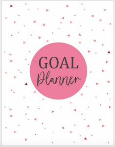 Weekly Goal Setting Planner Cover Pink - Miane's Shoppe