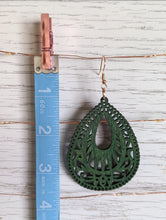 Load image into Gallery viewer, Large Wood Earrings - Miane&#39;s Shoppe